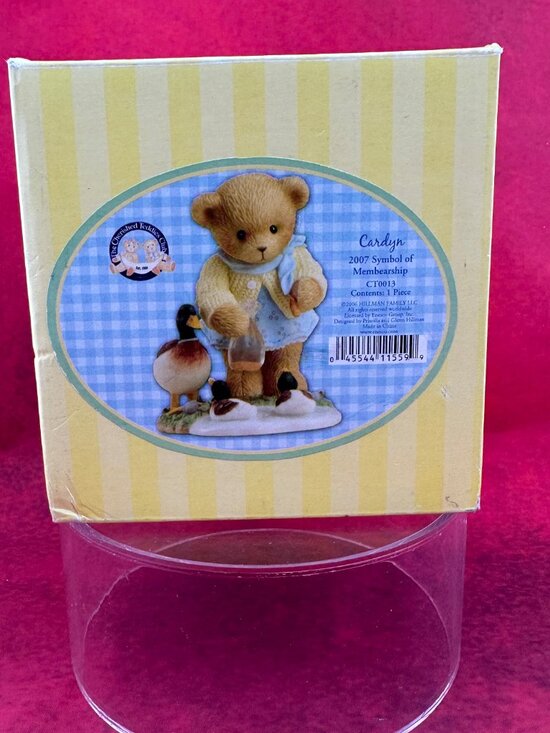 Enesco Other - ENESCO Cherished Teddies "Cardyn" 2007 Symbol of Membership #CT0013